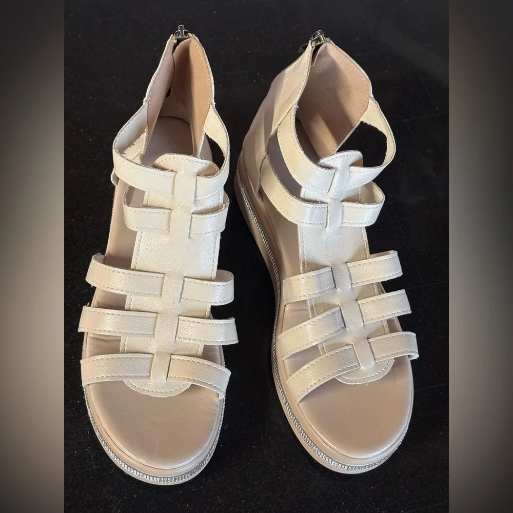 Gladiator Wedge Sandals - Picture 4 of 8